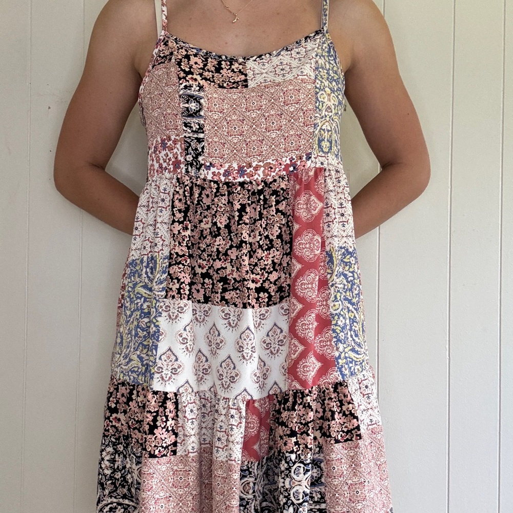 Alter’d State Patchwork Spaghetti Strap Dress - image 2